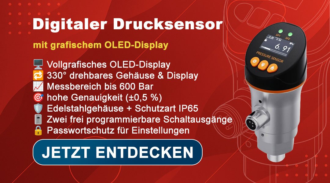 Digitaler Drucksensor mit Display
