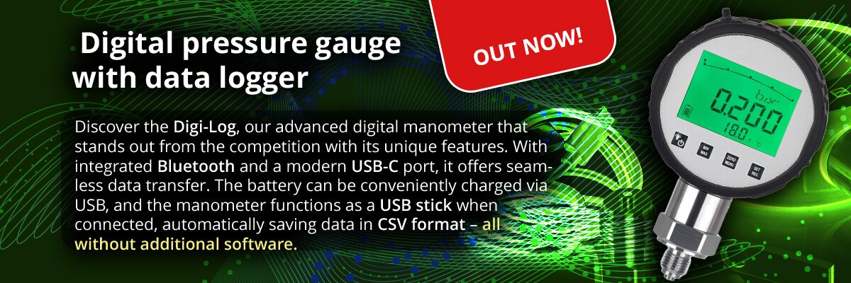 MESSBO.de Digital pressure gaugage with DataLogger 