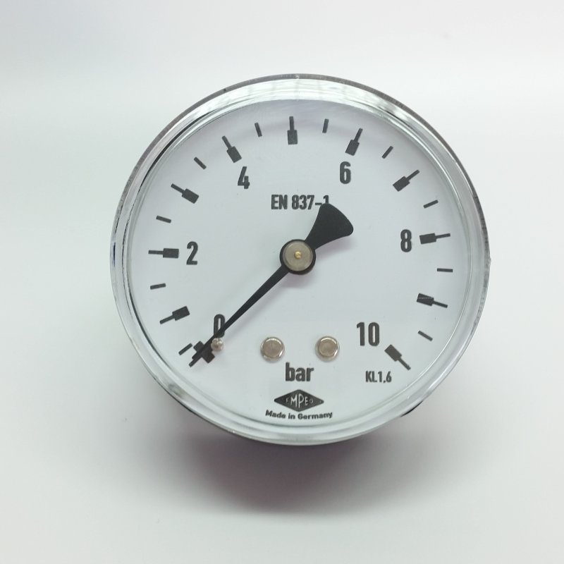 Thermo Manometer d 80mm, Anschluss hinten 1/2, 0-4 bar, 20 - 120°, m,  23,49 €