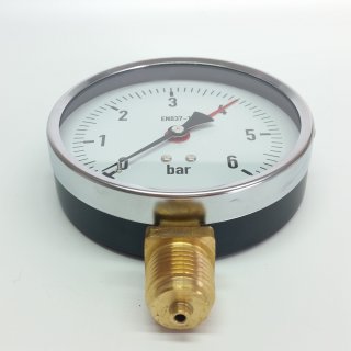 Pressure gauge Ø100mm bottom connection