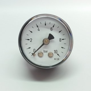 Pressure gauge Ø40mm back connection G1/8" 0-25 bar