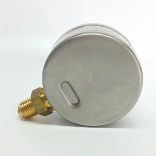 Bourdon tube pressure gauge Ø63mm glycerine filling 0-6 bar