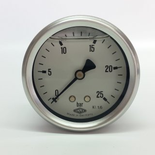EMPEO alle Messbereiche Made in Germany Manometer Ø63mm  G1/4" hinten 