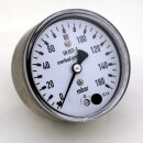 Capsule gauge Ø63mm G1/4" -100-0-150 mbar tenfold over- and tenfold underpressure secure [till 100mbar]