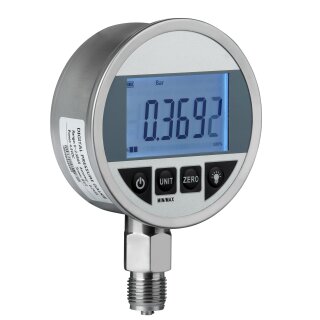 Digital Feinmessmanometer Kl.0,2% G1/2" 0-2,5 bar