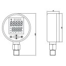 Digital precision pressure gauger cl.0,1% G1/4" 0-2,5 bar