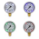 LED Beleuchtung Ø 100 mm Blau trocken
