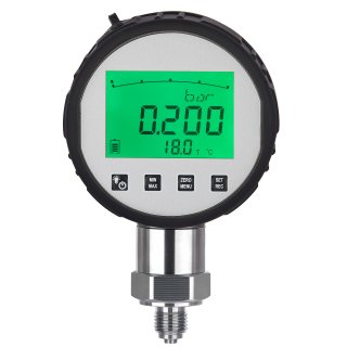 Digitalmanometer mit DatenLogger 0,5% -1-0-1 bar